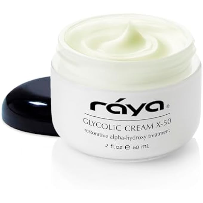 Raya GLYCOLIC CREAM X-50 WITH AHA (G-329) | EXFOLIATING FACIAL TREATMENT FOR NON-SENSITIVE SKIN BEGINNING TO SHOW SIGNS OF AGING | HELPS REDUCE LINES AND WRINKLES | MADE WITH ALPHA HYDROXY ACIDS - Image 1